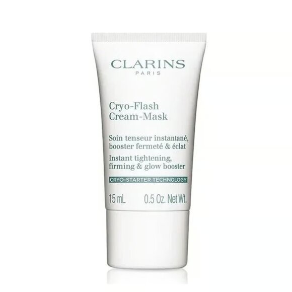 🌷New🌷CLARINS Paris Cryo-Flash Cream Mask, Travel size: 15 mL, 0.5 oz. - Picture 1 of 7